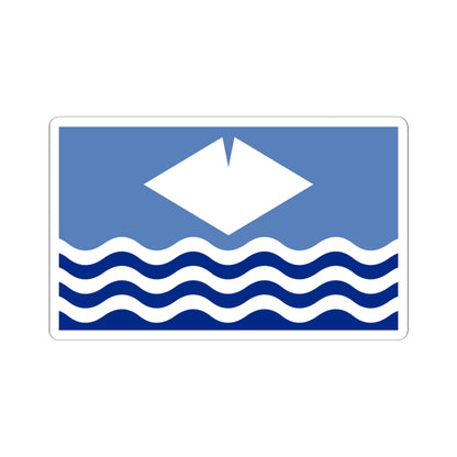 Flag of the Isle of Wight (England) STICKER Vinyl Kiss-Cut Decal