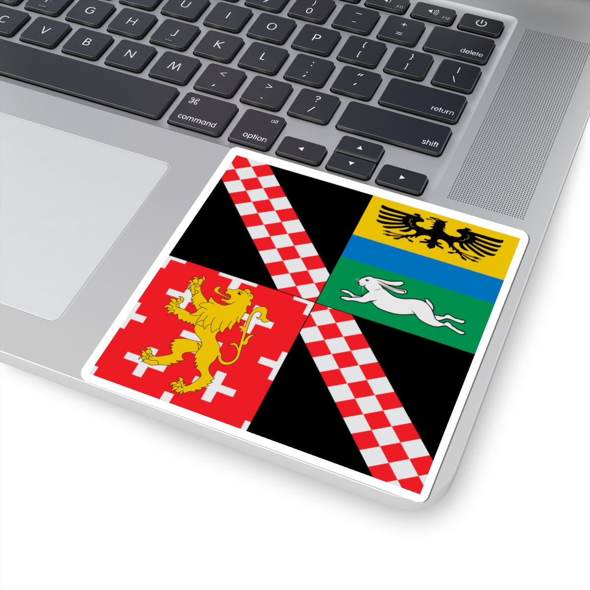 Flag of Mauro-Giuseppe Lepori (Switzerland) STICKER Vinyl Kiss-Cut Decal