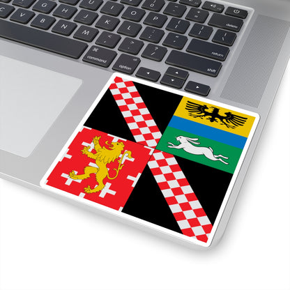 Flag of Mauro-Giuseppe Lepori (Switzerland) STICKER Vinyl Kiss-Cut Decal