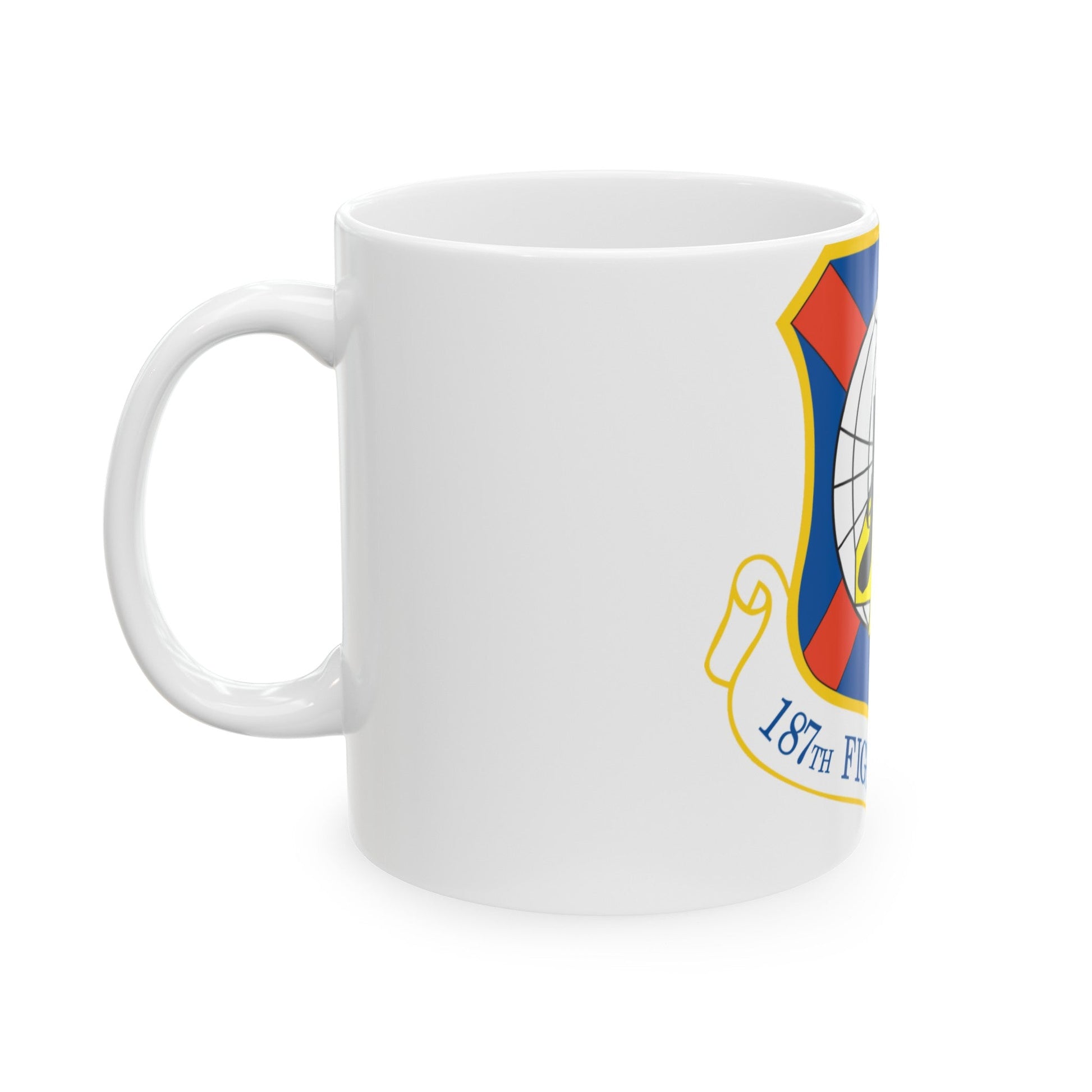 187th Fighter Wing (U.S. Air Force) White Coffee Mug-The Sticker Space