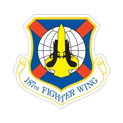 187th Fighter Wing (U.S. Air Force) STICKER Vinyl Die-Cut Decal 4 Inch - The Sticker Space