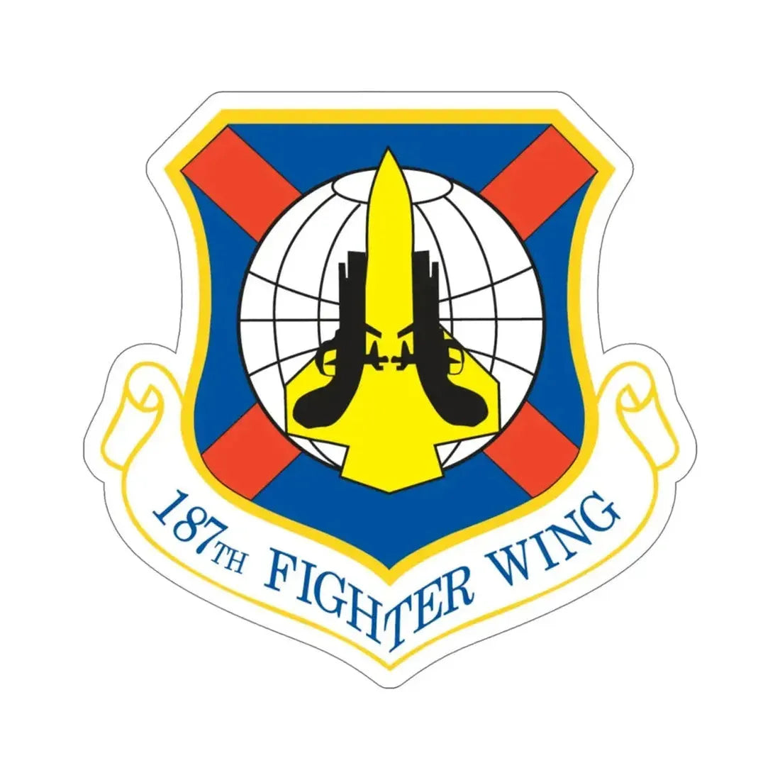 187th Fighter Wing (U.S. Air Force) STICKER Vinyl Die-Cut Decal - The Sticker Space