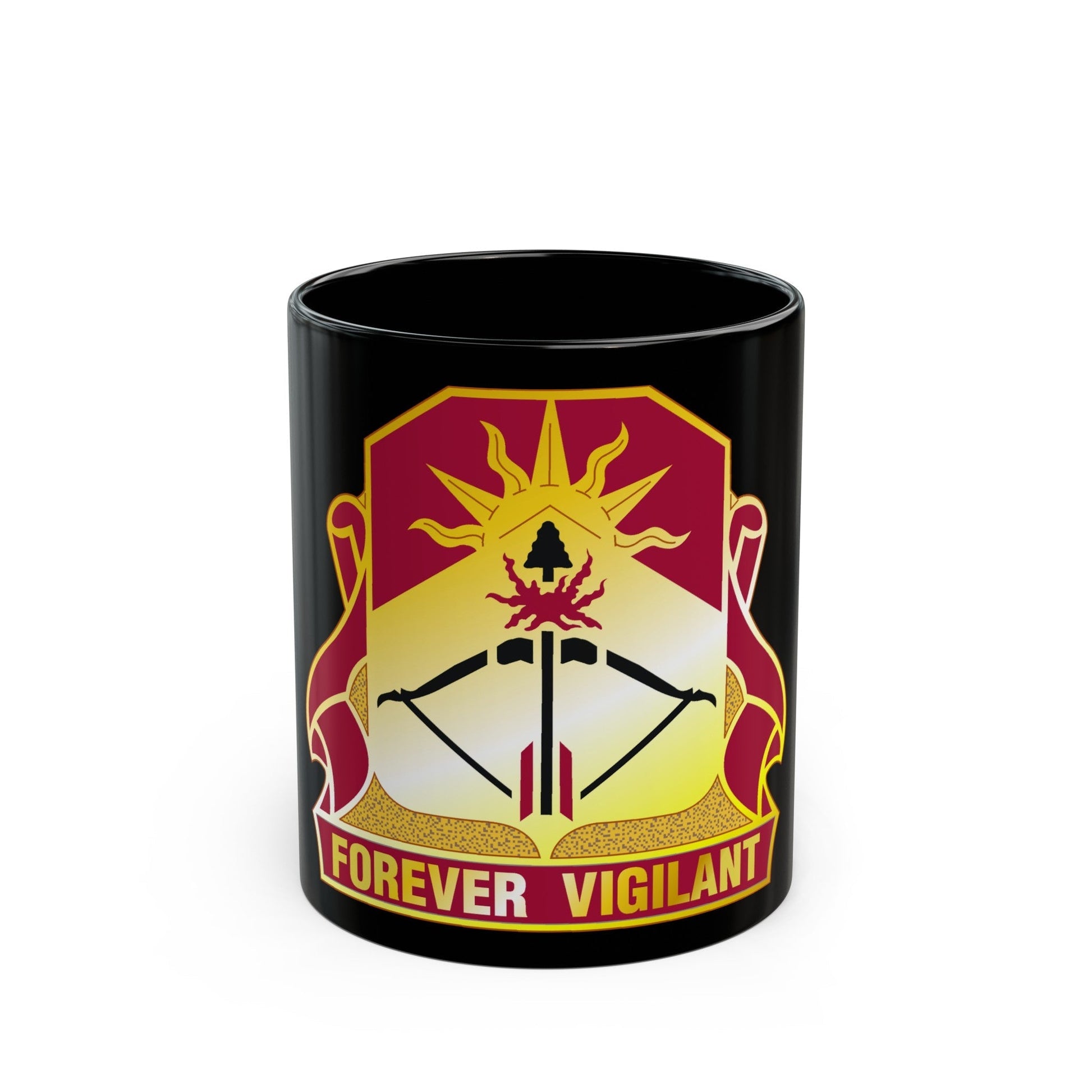 188 Air Defense Artillery Regiment (U.S. Army) Black Coffee Mug-11oz-The Sticker Space