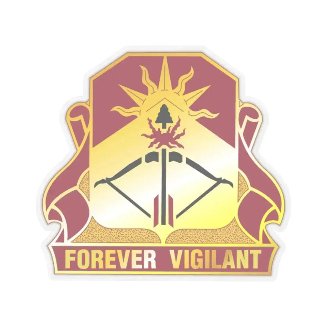 188 Air Defense Artillery Regiment (U.S. Army) STICKER Vinyl Kiss-Cut Decal 2 Inch Transparent - The Sticker Space