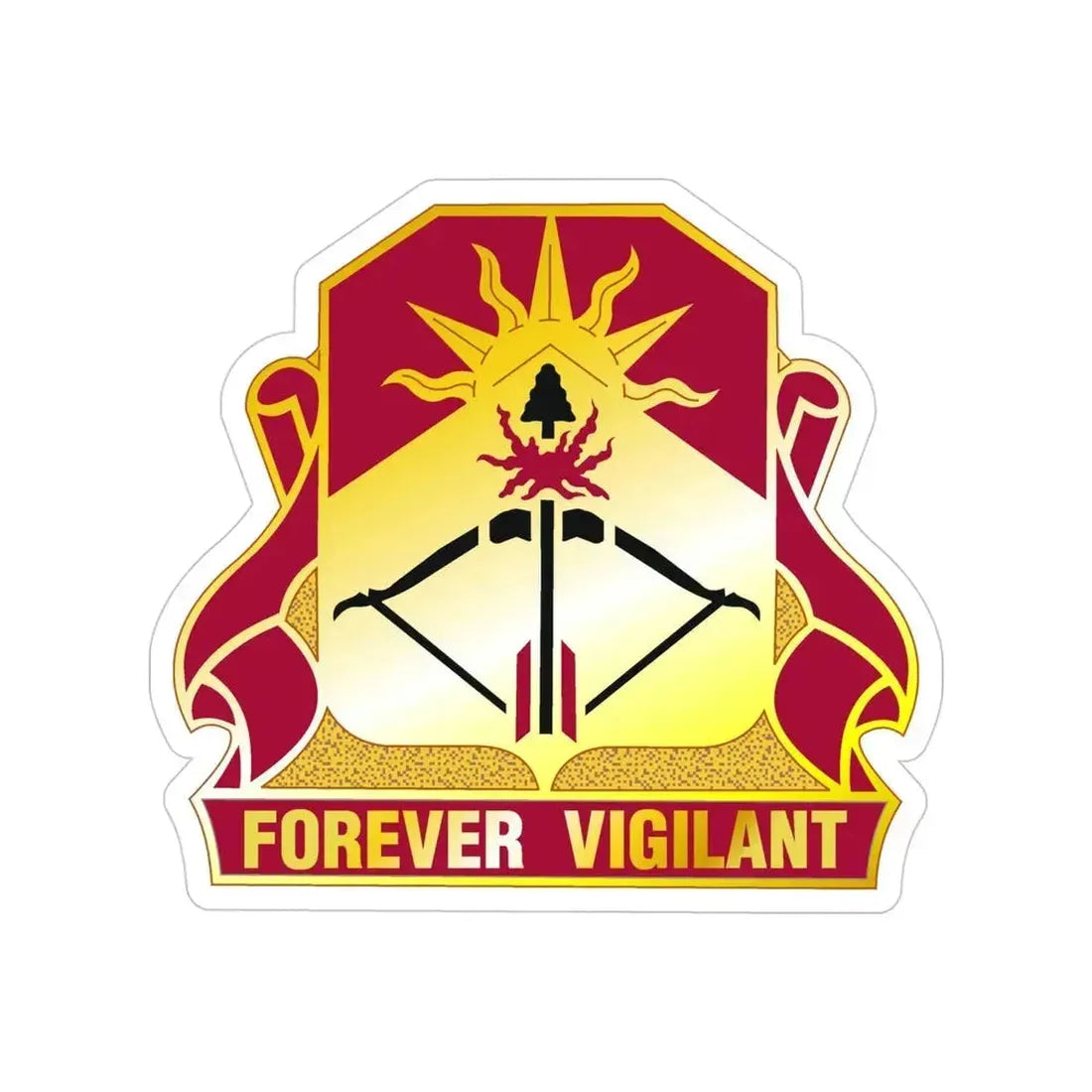 188 Air Defense Artillery Regiment (U.S. Army) Transparent STICKER Die-Cut Vinyl Decal 4 Inch - The Sticker Space