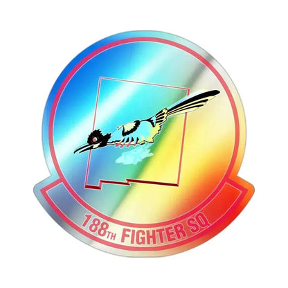 188 Fighter Squadron (U.S. Air Force) Holographic STICKER Die-Cut Vinyl Decal 2 Inch Holographic - The Sticker Space