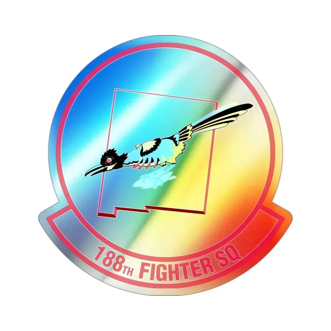 188 Fighter Squadron (U.S. Air Force) Holographic STICKER Die-Cut Vinyl Decal - The Sticker Space