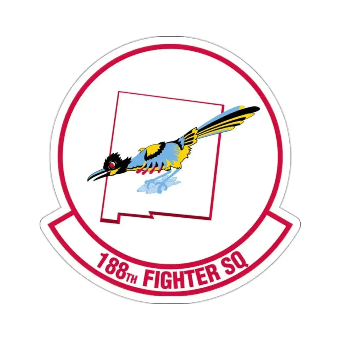 188 Fighter Squadron (U.S. Air Force) STICKER Vinyl Kiss-Cut Decal 2 Inch White - The Sticker Space