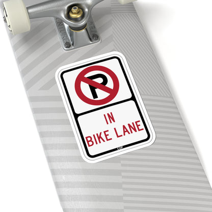 PBOT Road sign P1841 (Oregon) (Road Sign) STICKER Vinyl Kiss-Cut Decal