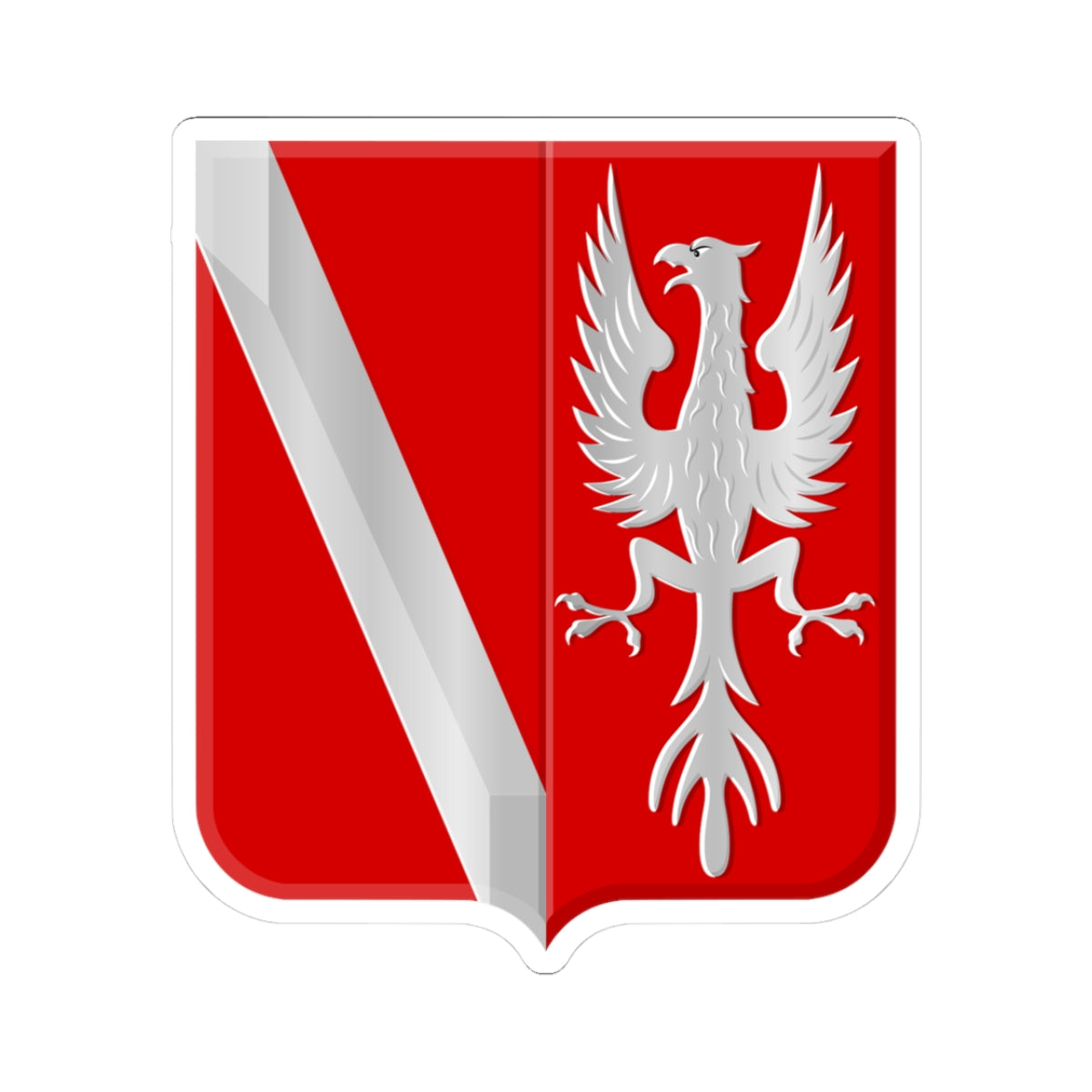 Bergambacht wapen (Netherlands) (Coat of Arms) STICKER Vinyl Kiss-Cut Decal