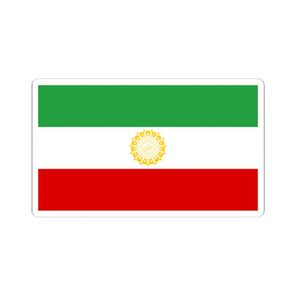 Flag of Iran 1979-02-11 to 1979-07-29 (Iran) STICKER Vinyl Kiss-Cut Decal
