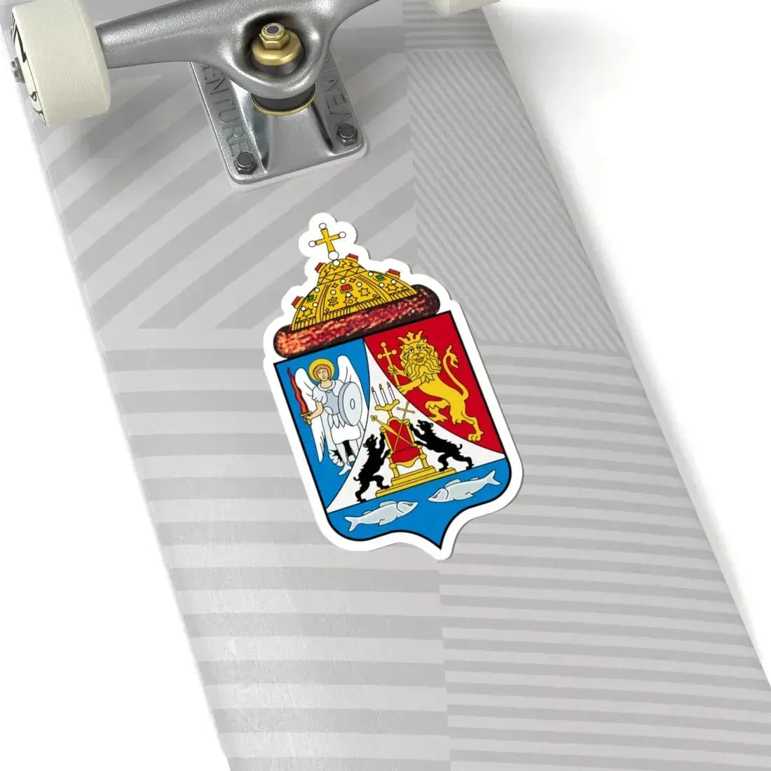 Соединённые гербы великих княжеств 1882 (Russia) (Coat of Arms) STICKER Vinyl Kiss-Cut Decal - The Sticker Space