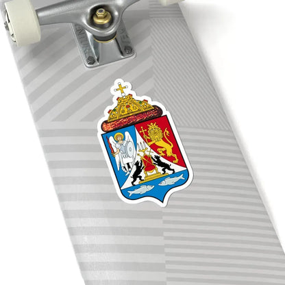 Соединённые гербы великих княжеств 1882 (Russia) (Coat of Arms) STICKER Vinyl Kiss-Cut Decal - The Sticker Space