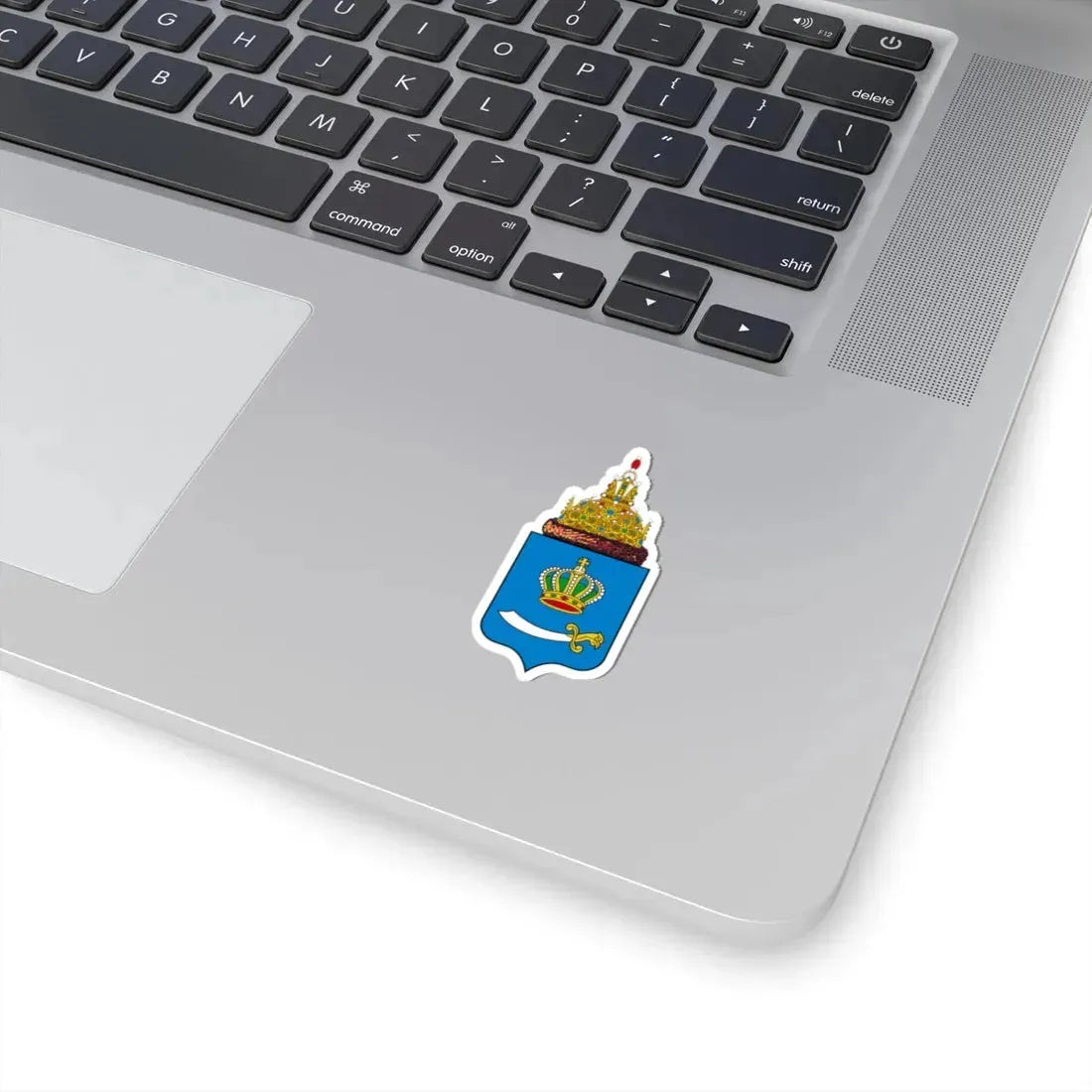 Герб царства Астраханского 1882 (Russia) (Coat of Arms) STICKER Vinyl Kiss-Cut Decal - The Sticker Space