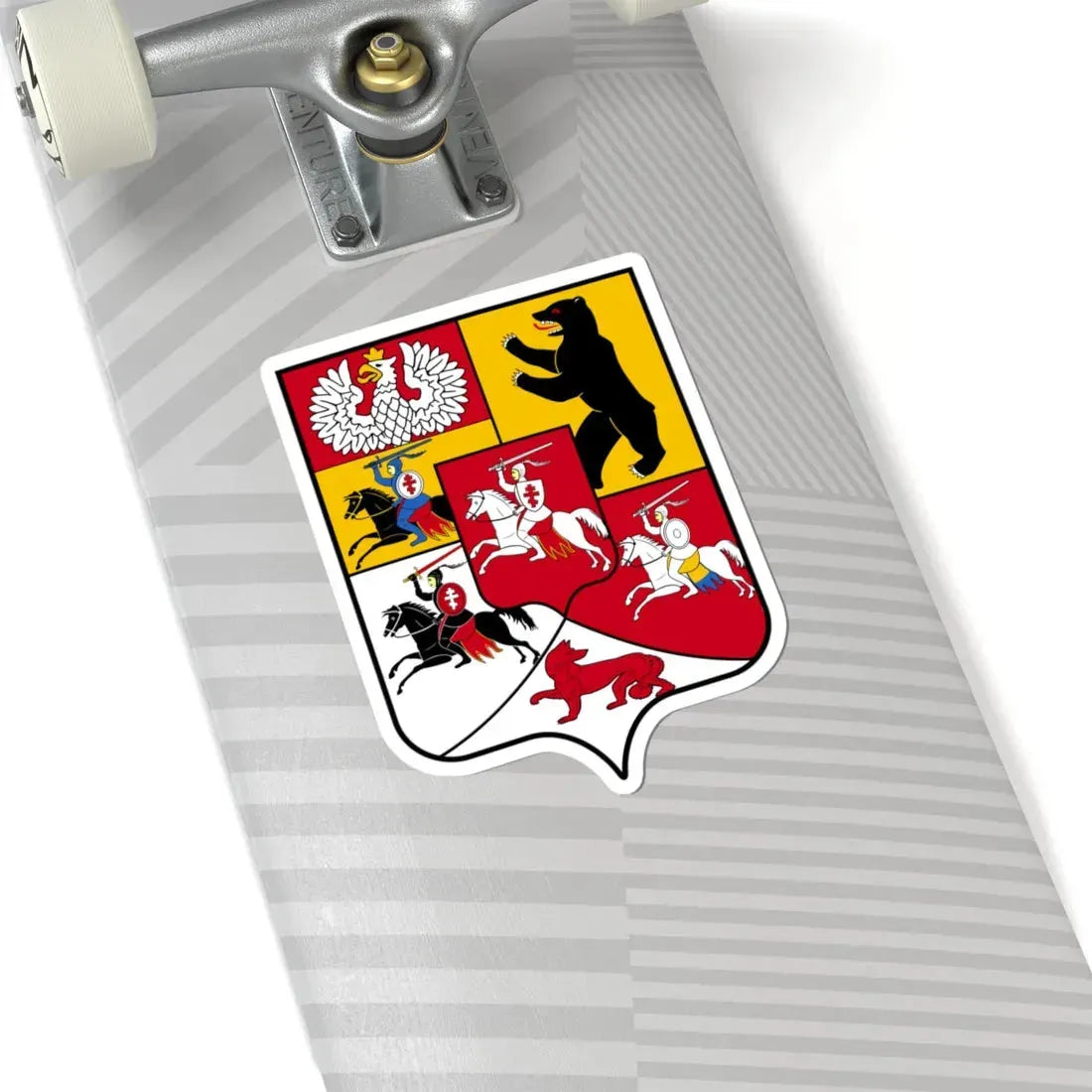 Герб Княжества и области белорусские и литовские 1882 (Russia) (Coat of Arms) STICKER Vinyl Kiss-Cut Decal - The Sticker Space