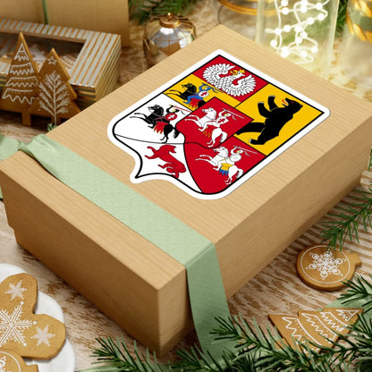 Герб Княжества и области белорусские и литовские 1882 (Russia) (Coat of Arms) STICKER Vinyl Kiss-Cut Decal - The Sticker Space