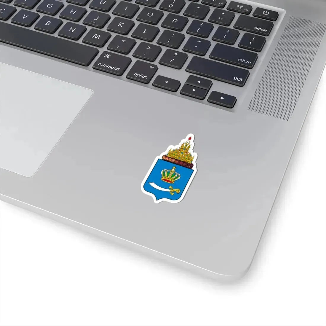 Герб царства Астраханского 1882 (Russia) (Coat of Arms) STICKER Vinyl Kiss-Cut Decal - The Sticker Space
