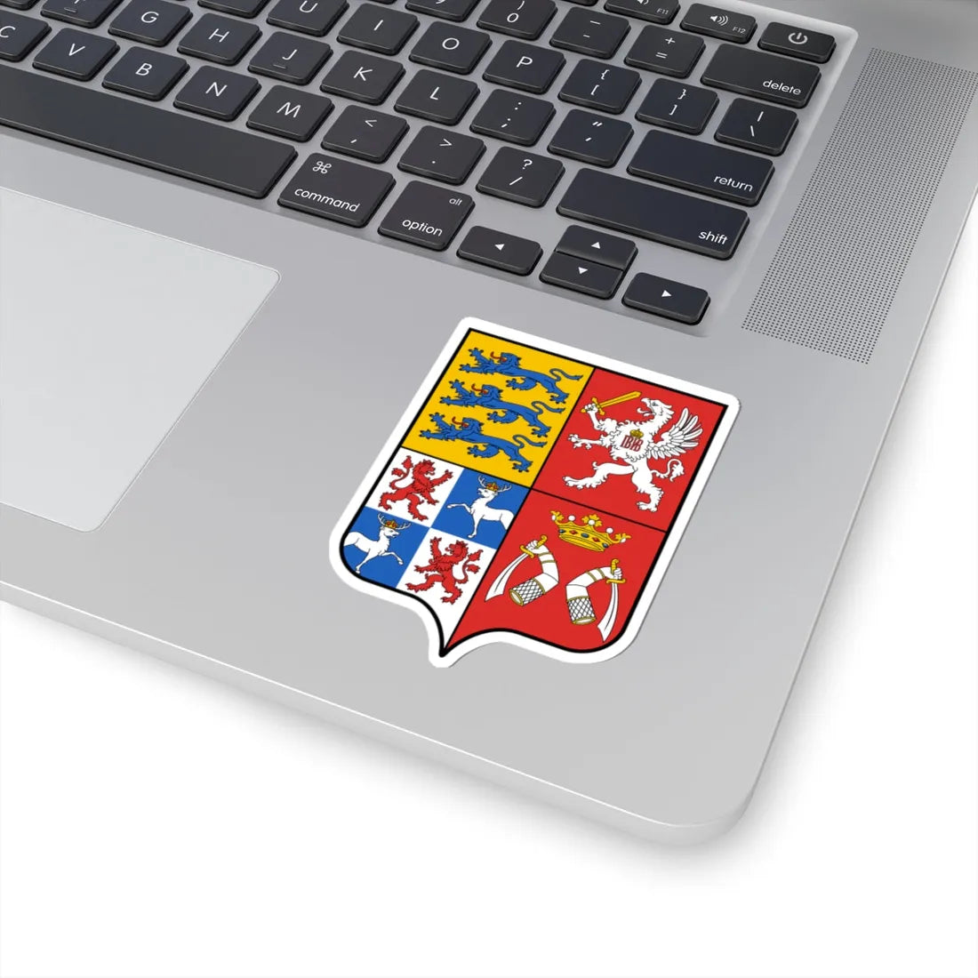 Герб Области прибалтийские 1882 (Russia) (Coat of Arms) STICKER Vinyl Kiss-Cut Decal - The Sticker Space