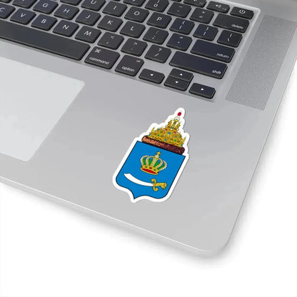 Герб царства Астраханского 1882 (Russia) (Coat of Arms) STICKER Vinyl Kiss-Cut Decal - The Sticker Space