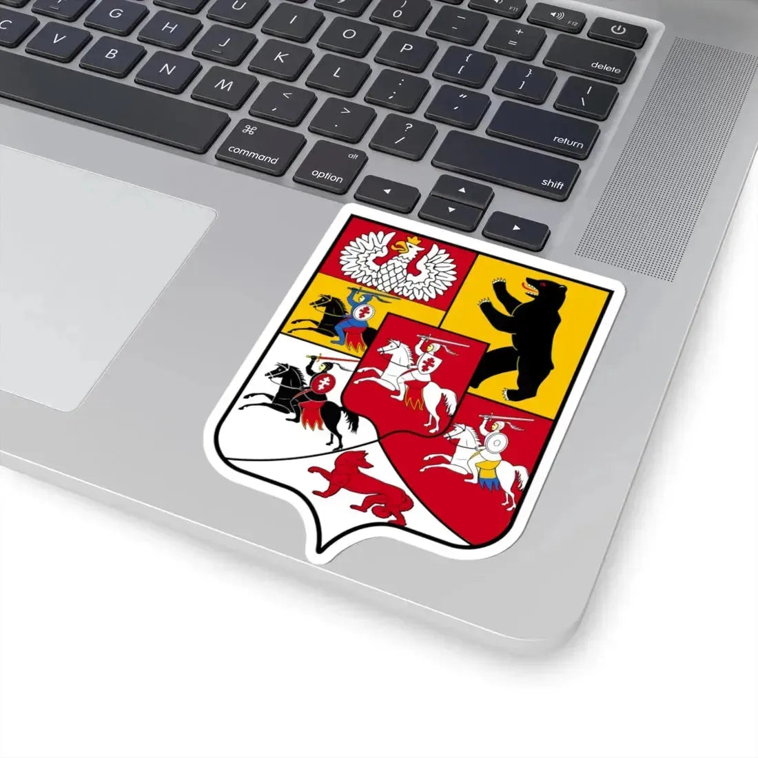 Герб Княжества и области белорусские и литовские 1882 (Russia) (Coat of Arms) STICKER Vinyl Kiss-Cut Decal - The Sticker Space