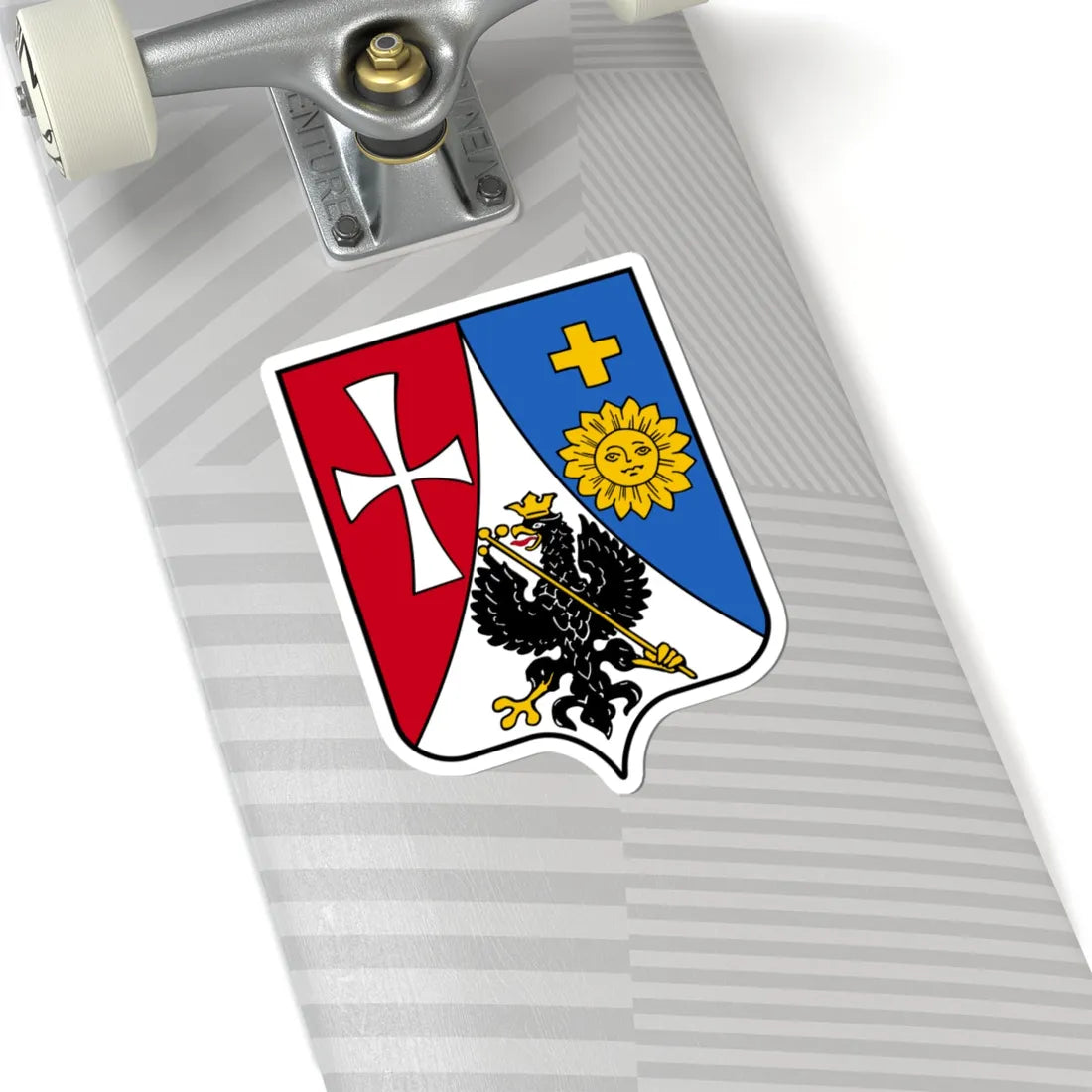 Герб Княжества и области Юго-Западные 1882 (Ukraine) (Coat of Arms) STICKER Vinyl Kiss-Cut Decal - The Sticker Space