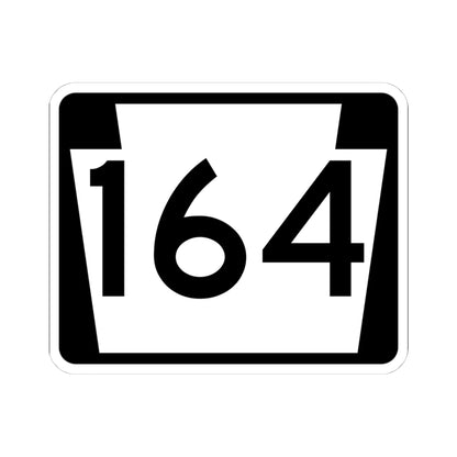 PA-164 (Pennsylvania) (Road Sign) STICKER Vinyl Kiss-Cut Decal