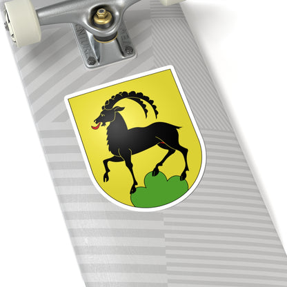 Sachseln-coat of arms (Switzerland) (Coat of Arms) STICKER Vinyl Kiss-Cut Decal