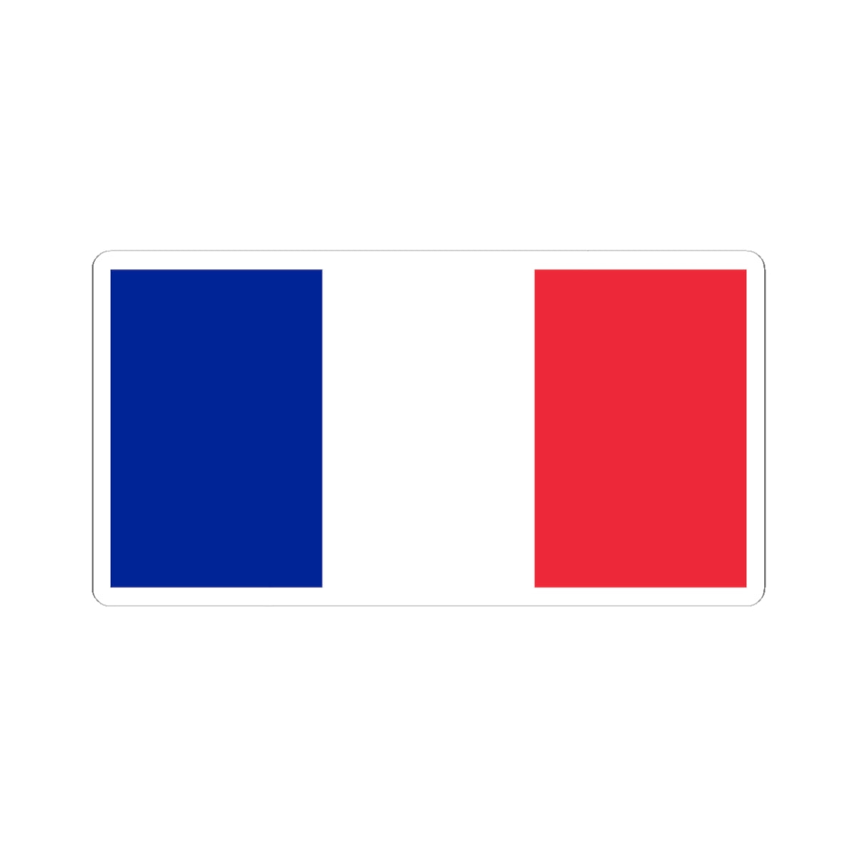 Flag of France 2-1 (France) STICKER Vinyl Kiss-Cut Decal
