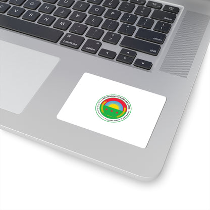Flag of the Cizire Canton (Syria) STICKER Vinyl Kiss-Cut Decal