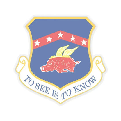 188th Fighter Wing (U.S. Air Force) STICKER Vinyl Kiss-Cut Decal 6 Inch Transparent - The Sticker Space