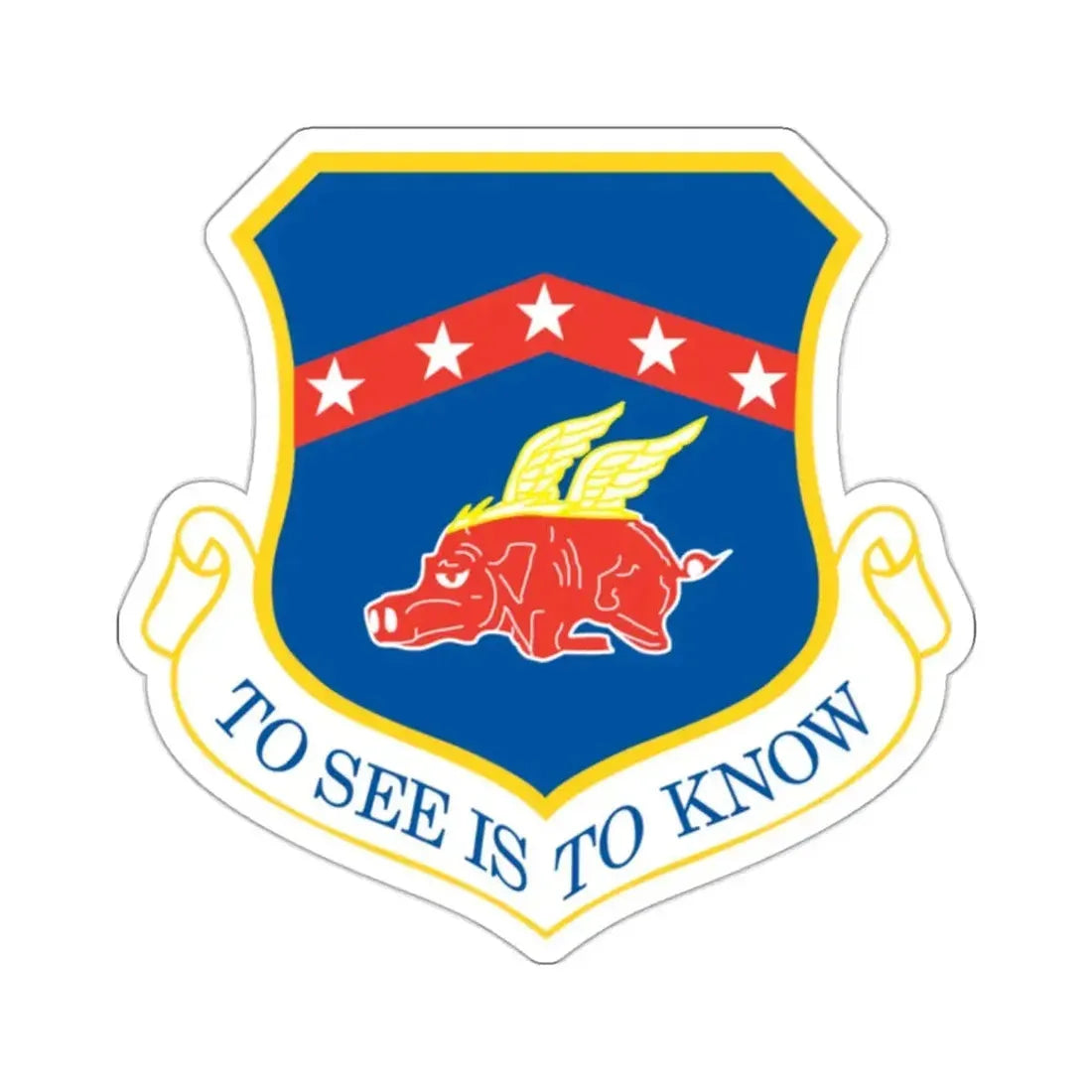 188th Fighter Wing (U.S. Air Force) STICKER Vinyl Kiss-Cut Decal - The Sticker Space