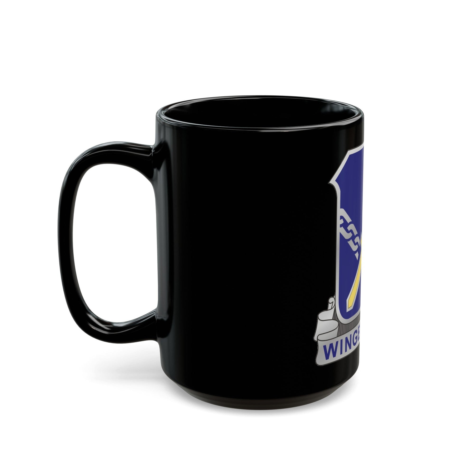 188th Infantry Regiment (U.S. Army) Black Coffee Mug-The Sticker Space