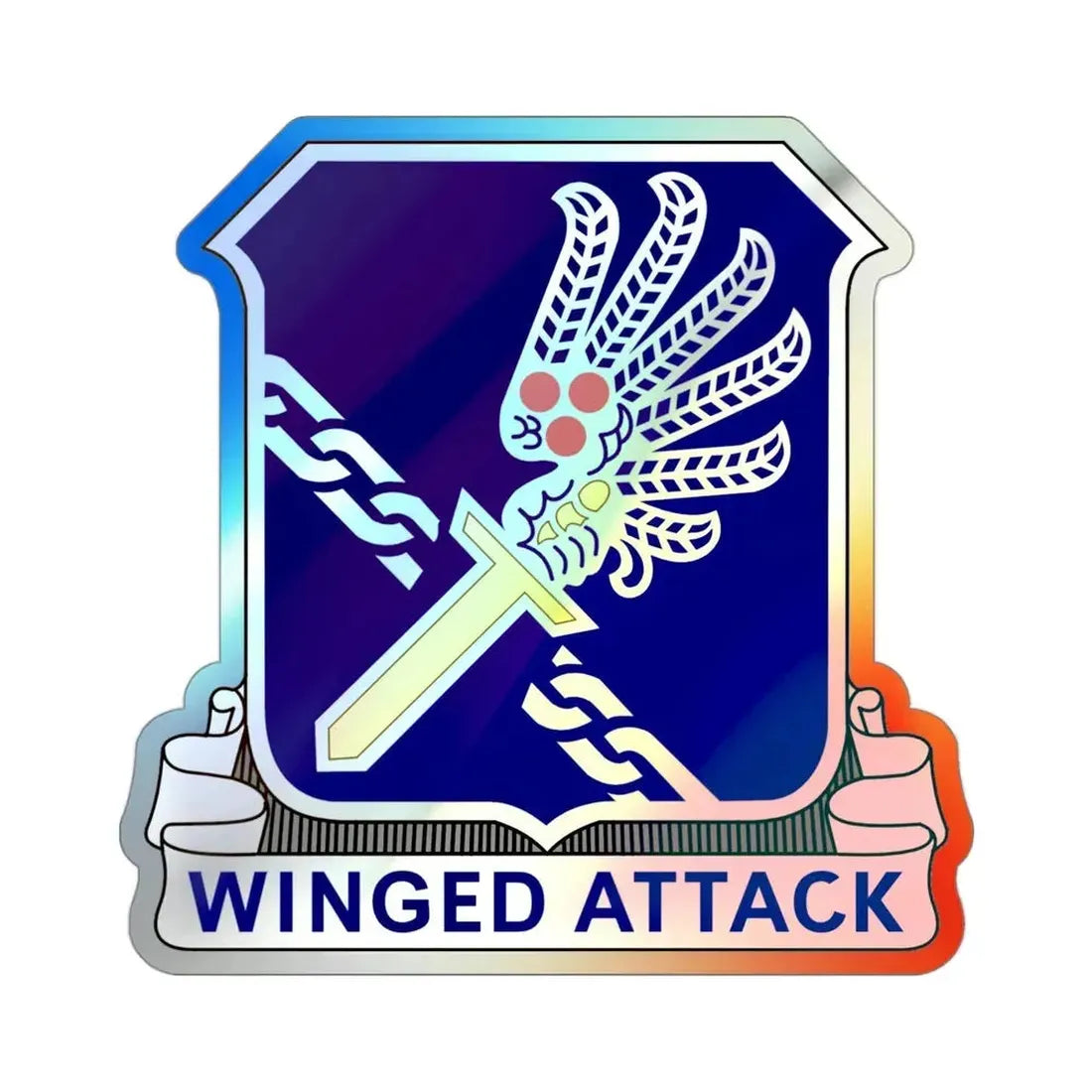 188th Infantry Regiment (U.S. Army) Holographic STICKER Die-Cut Vinyl Decal - The Sticker Space