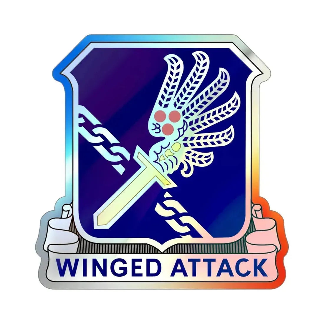 188th Infantry Regiment (U.S. Army) Holographic STICKER Die-Cut Vinyl Decal - The Sticker Space