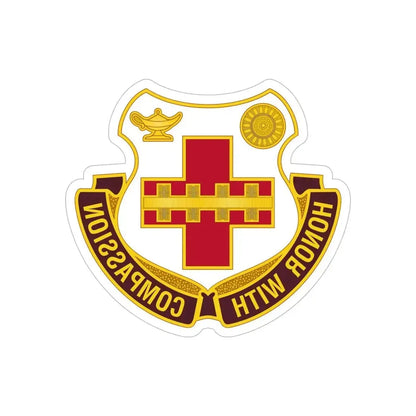188th Medical Battalion (U.S. Army) REVERSE PRINT Transparent Die-Cut STICKER - The Sticker Space