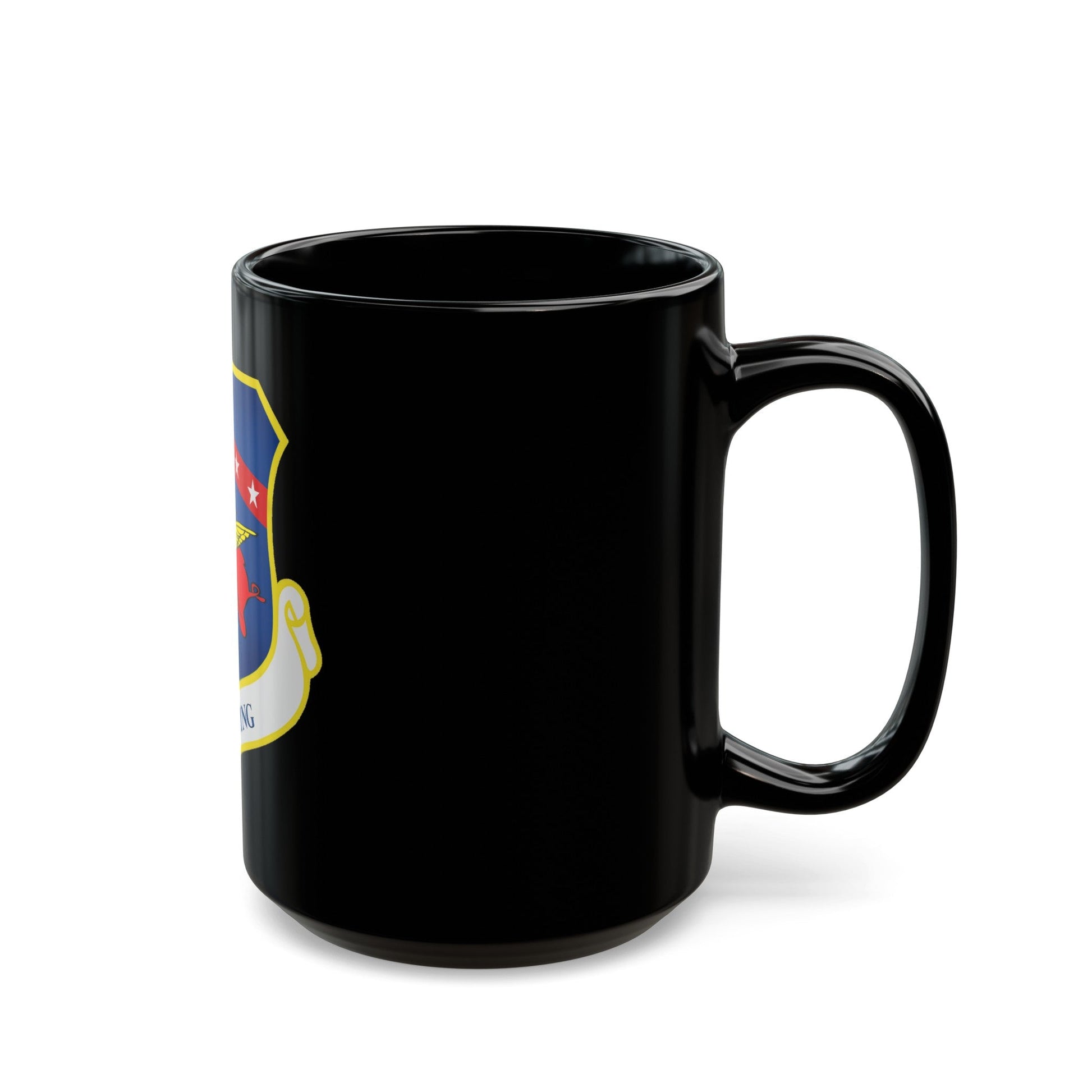 188th Wing (U.S. Air Force) Black Coffee Mug-The Sticker Space