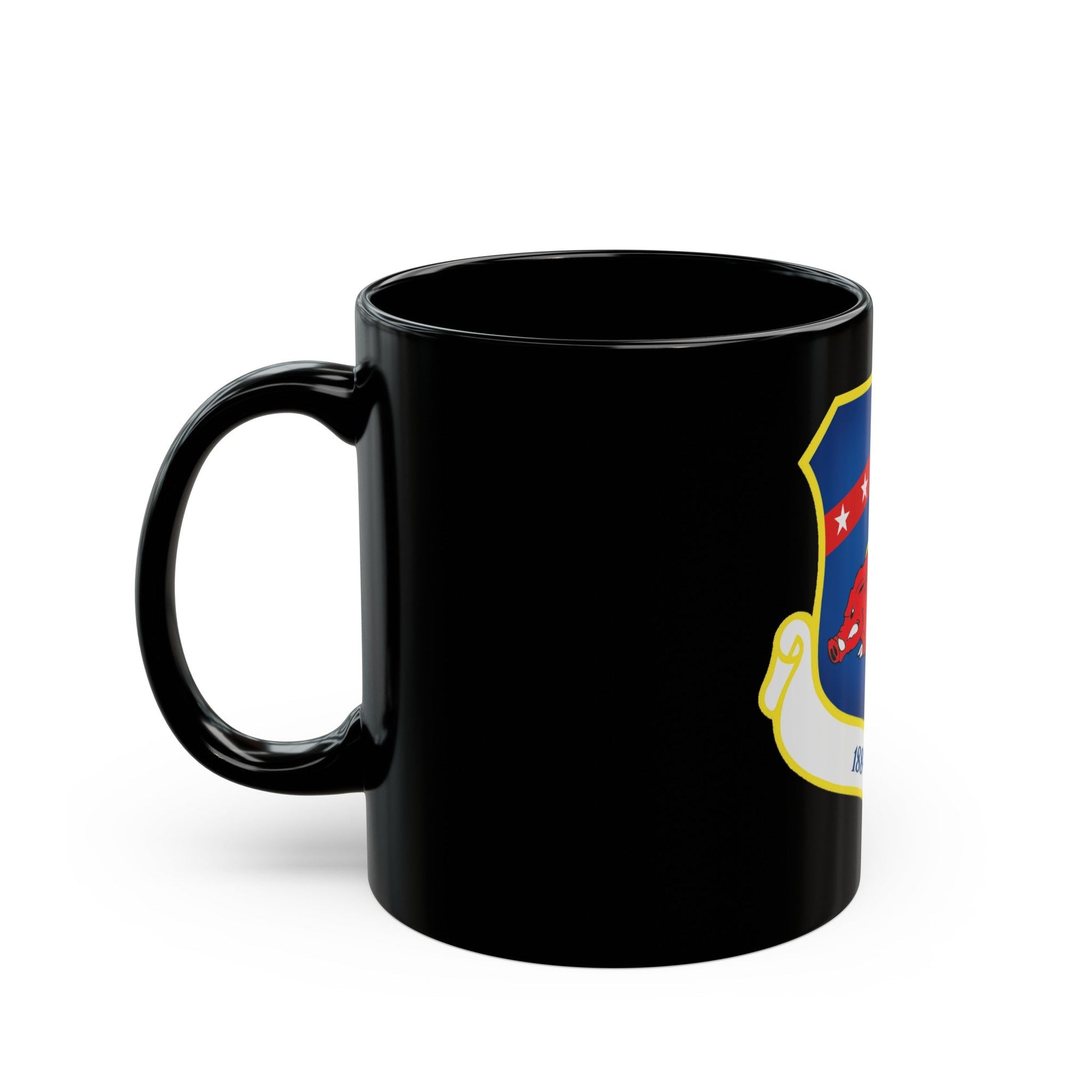 188th Wing (U.S. Air Force) Black Coffee Mug-The Sticker Space