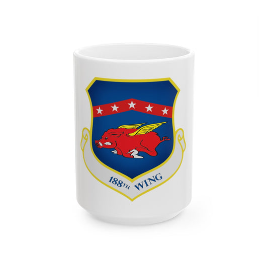 188th Wing (U.S. Air Force) White Coffee Mug-15oz-The Sticker Space