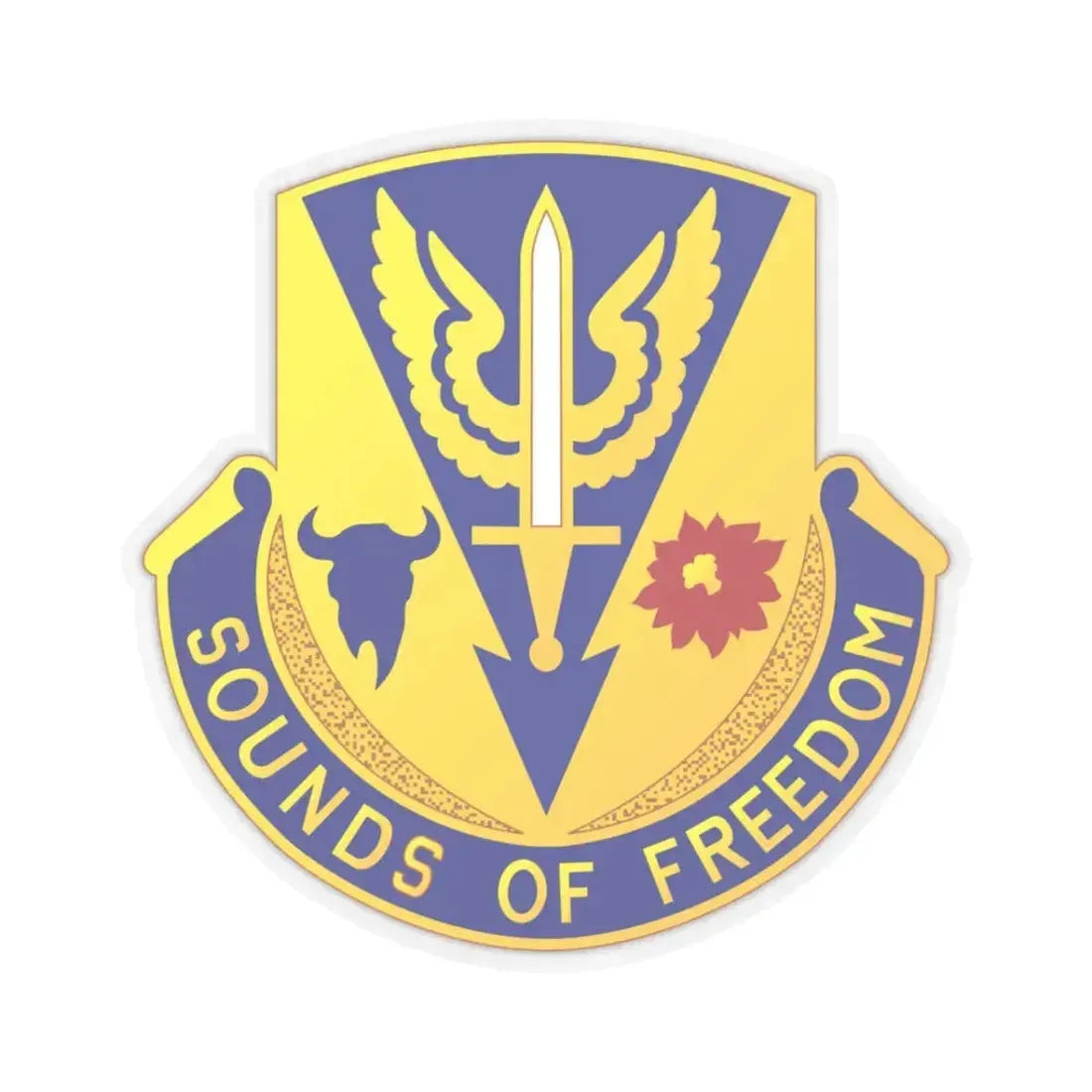 189 Aviation Regiment (U.S. Army) STICKER Vinyl Kiss-Cut Decal 3 Inch Transparent - The Sticker Space