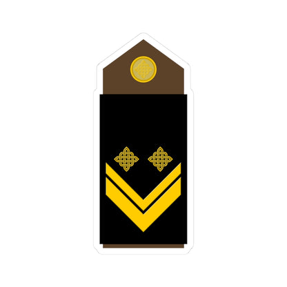 Army HRV OR 08 (Croatia) (Military Rank) STICKER Vinyl Kiss-Cut Decal