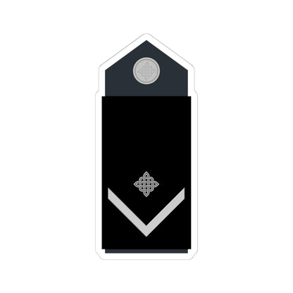 Naramenica odore skupnika HRZ i PZO (Croatia) (Military Rank) STICKER Vinyl Kiss-Cut Decal