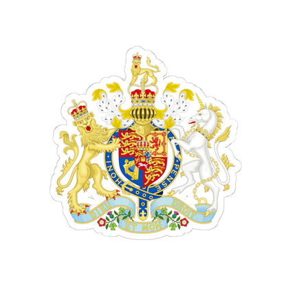 Coat of Arms of the United Kingdom (1816-1837) - STICKER Vinyl Kiss-Cut Decal