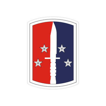 189th Infantry Brigade (U.S. Army) REVERSE PRINT Transparent STICKER-3 Inch-The Sticker Space