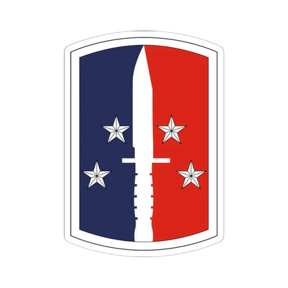 189th Infantry Brigade (U.S. Army) STICKER Vinyl Kiss-Cut Decal 6 Inch White - The Sticker Space