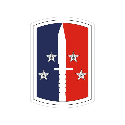 189th Infantry Brigade (U.S. Army) Transparent STICKER Die-Cut Vinyl Decal 6 Inch - The Sticker Space