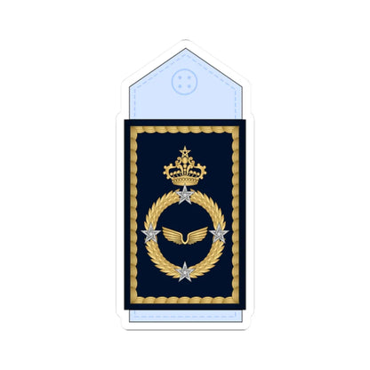 18.Moroccan Air Force LG (Morocco) (Military Rank) STICKER Vinyl Kiss-Cut Decal 2 Inch White - The Sticker Space