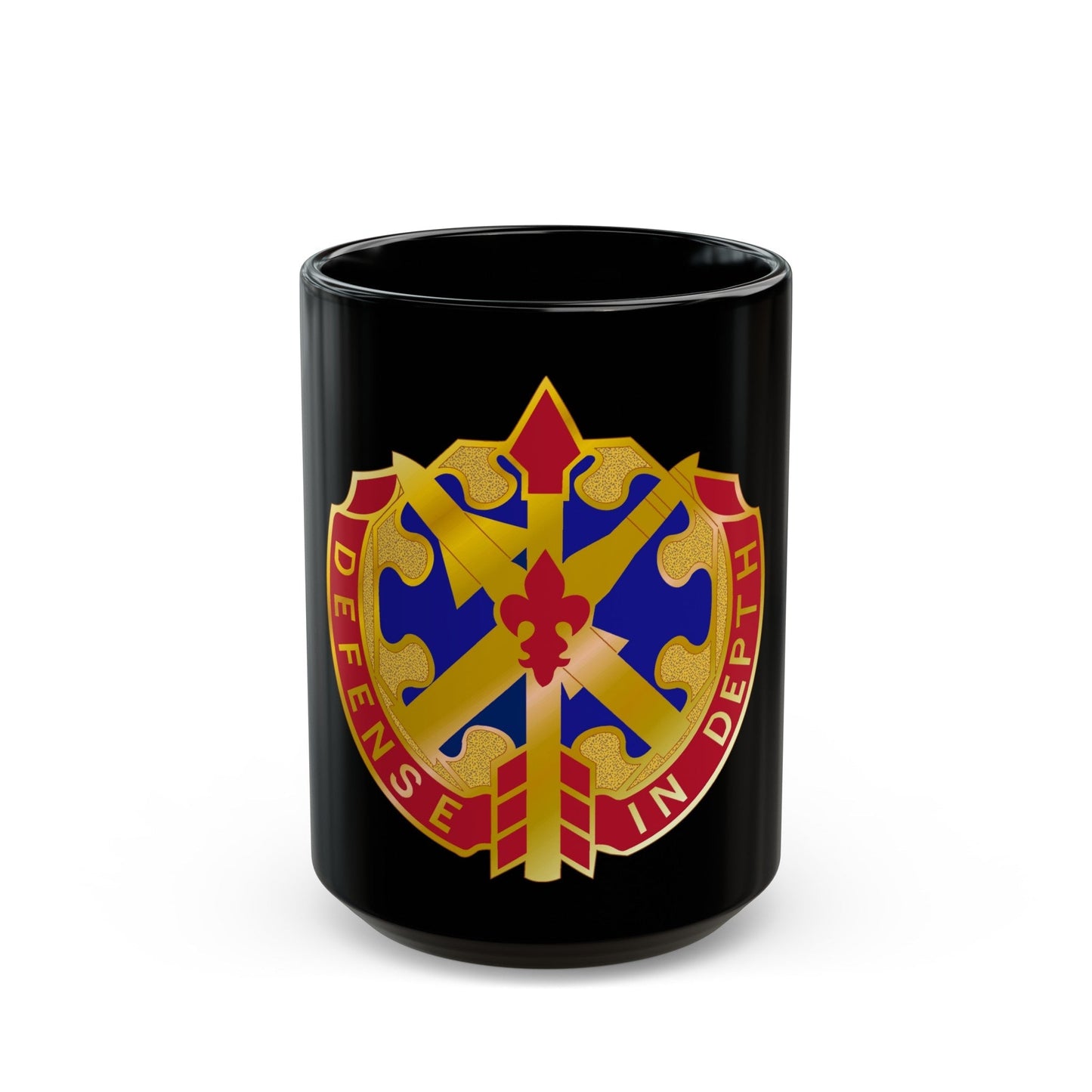 18th Air Defense Artillery Group (U.S. Army) Black Coffee Mug-15oz-The Sticker Space