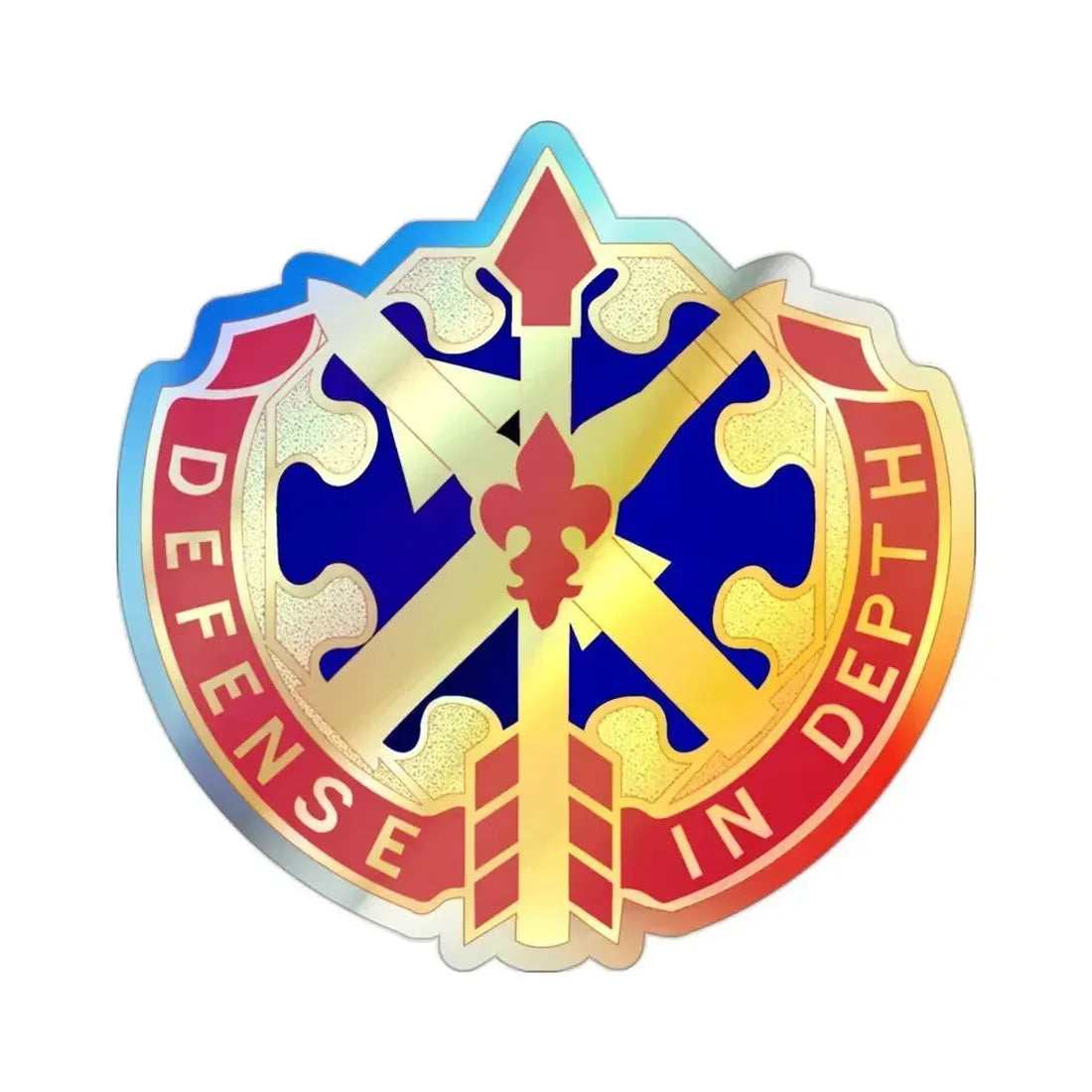 18th Air Defense Artillery Group (U.S. Army) Holographic STICKER Die-Cut Vinyl Decal 2 Inch Holographic - The Sticker Space