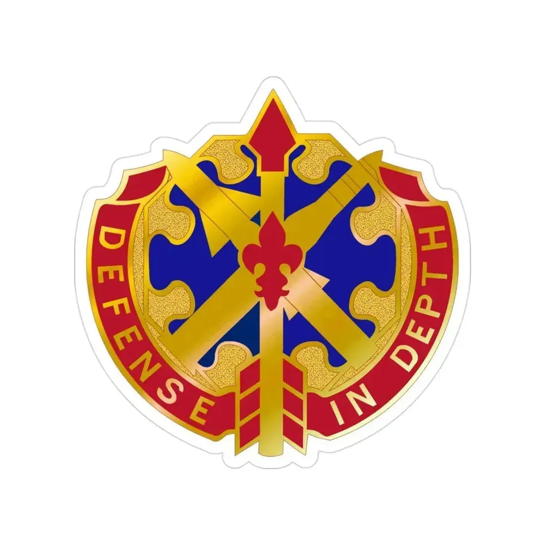 18th Air Defense Artillery Group (U.S. Army) Transparent STICKER Die-Cut Vinyl Decal 3 Inch - The Sticker Space