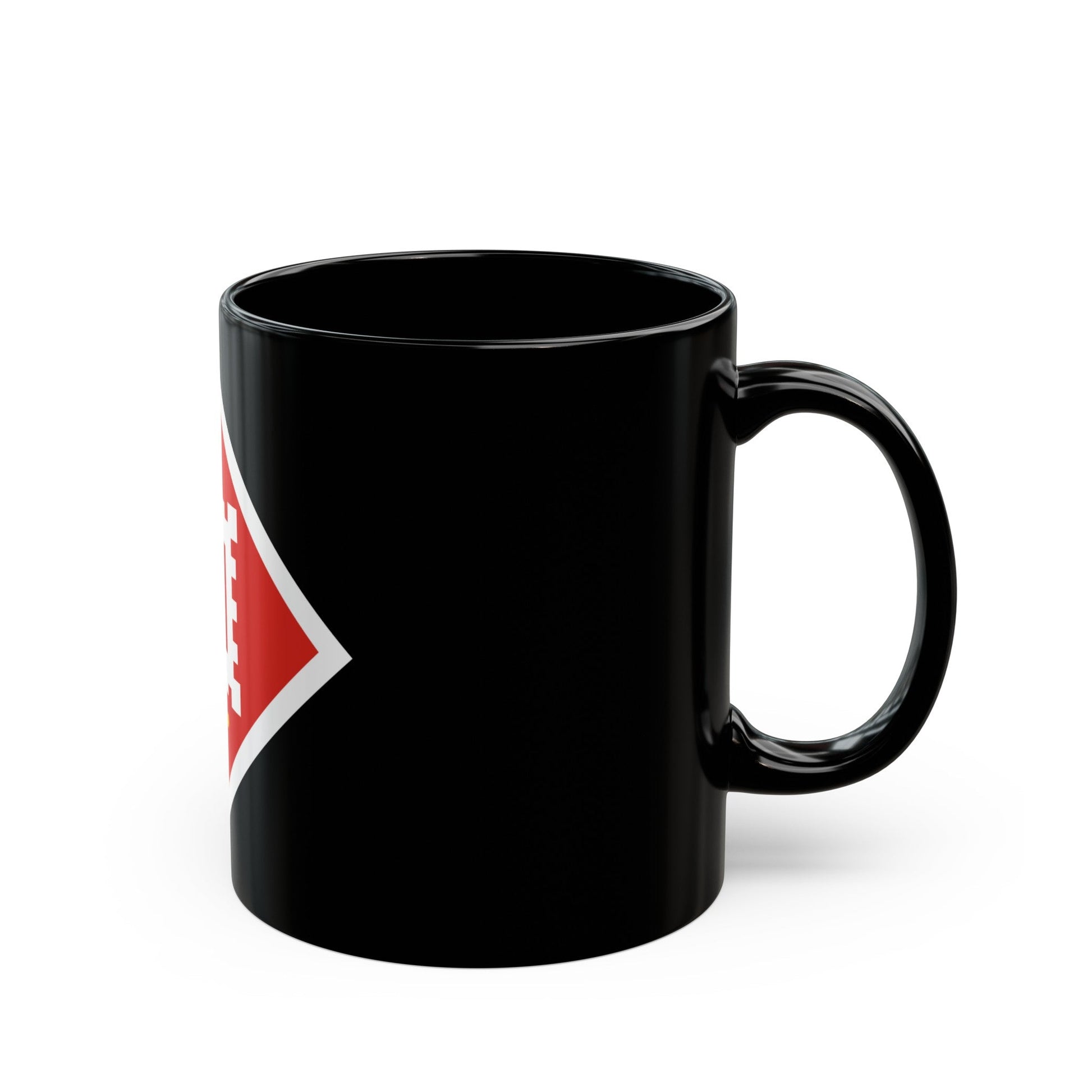 18th Engineer Brigade (U.S. Army) Black Coffee Mug-The Sticker Space